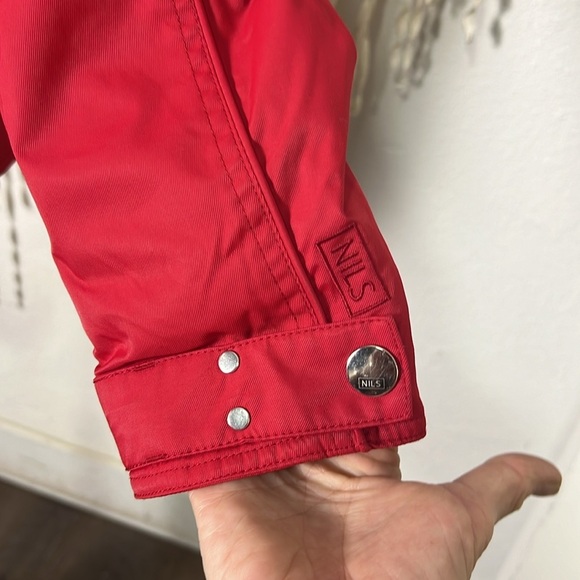 NILS Red Snowboarding Ski Winter Jacket Size 6 - Picture 6 of 16